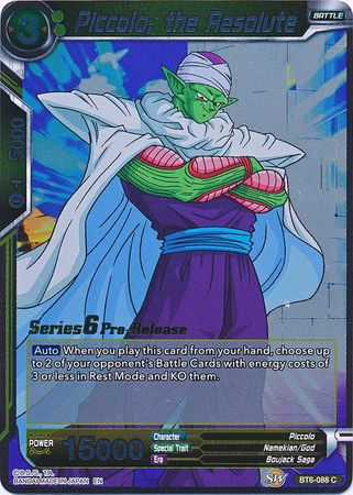 Piccolo, the Resolute (Destroyer Kings) [BT6-088_PR] | Pegasus Games WI