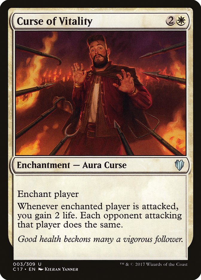 Curse of Vitality [Commander 2017] | Pegasus Games WI