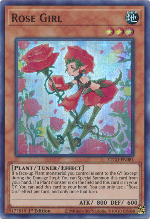 Rose Girl [ETCO-EN081] Super Rare | Pegasus Games WI