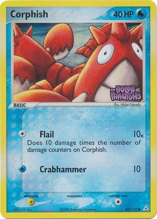 Corphish (63/110) (Stamped) [EX: Holon Phantoms] | Pegasus Games WI