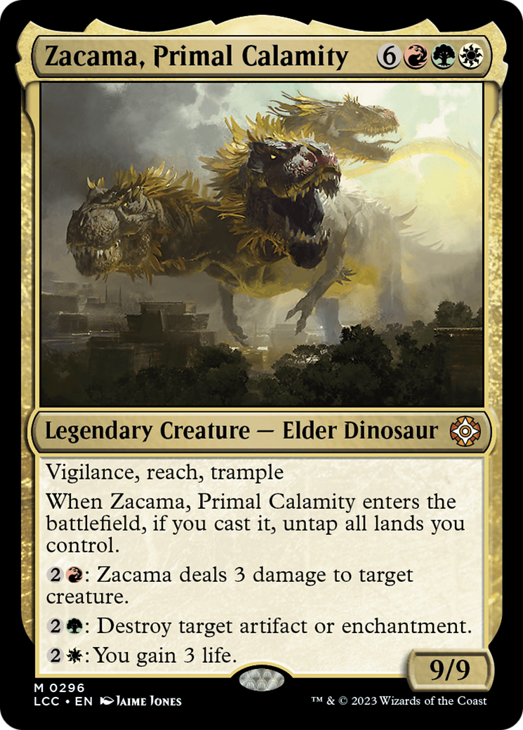 Zacama, Primal Calamity [The Lost Caverns of Ixalan Commander] | Pegasus Games WI