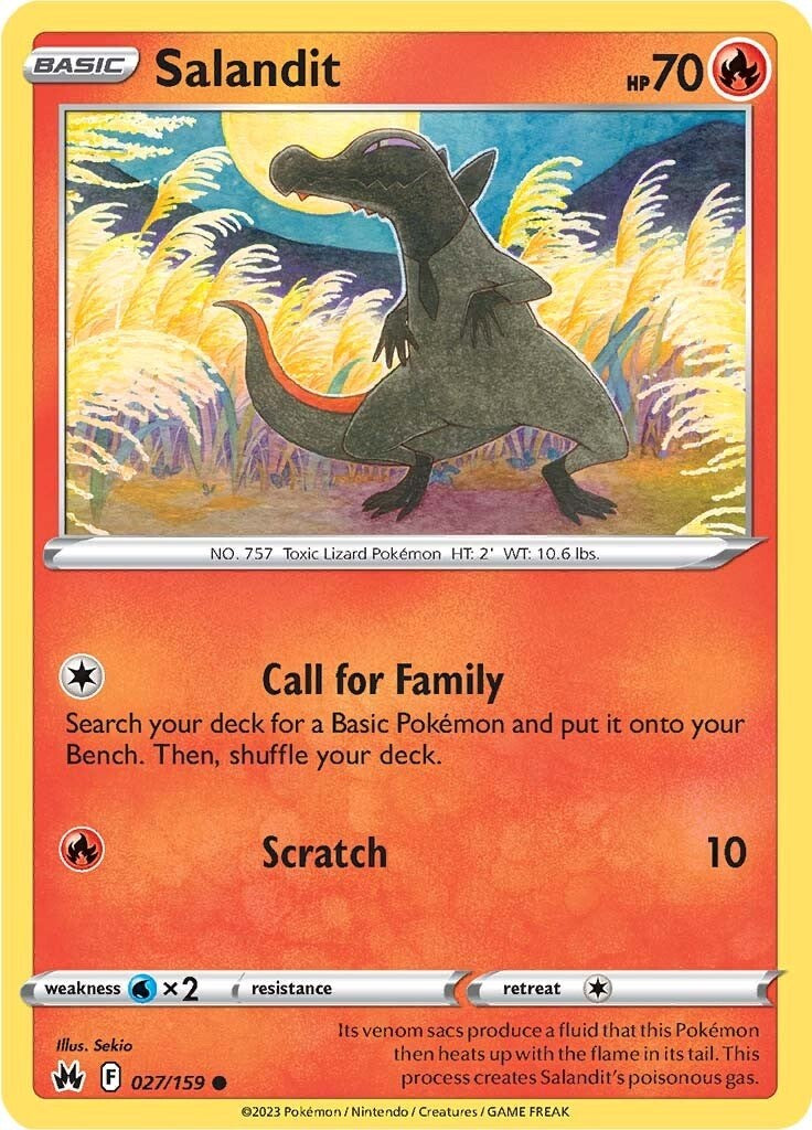 Salandit (027/159) [Sword & Shield: Crown Zenith] | Pegasus Games WI