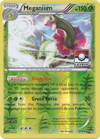 Meganium (3/122) (League Promo) [XY: BREAKpoint] | Pegasus Games WI