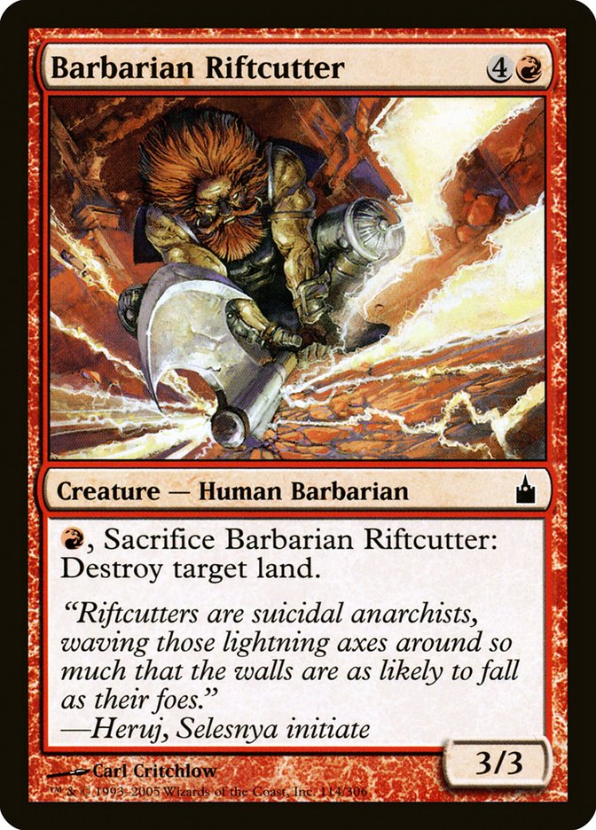 Barbarian Riftcutter [Ravnica: City of Guilds] | Pegasus Games WI