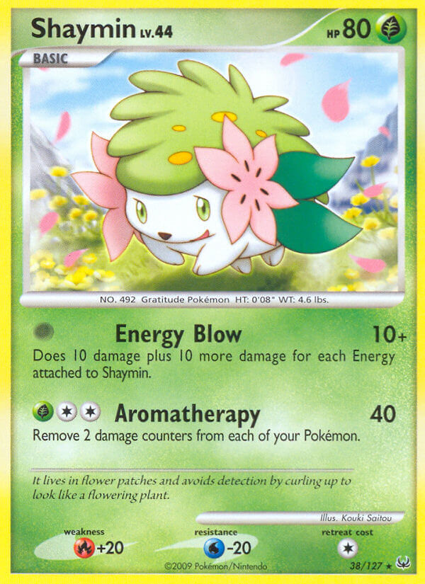 Shaymin (38/127) (Theme Deck Exclusive) [Platinum: Base Set] | Pegasus Games WI