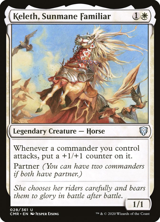 Keleth, Sunmane Familiar [Commander Legends] | Pegasus Games WI