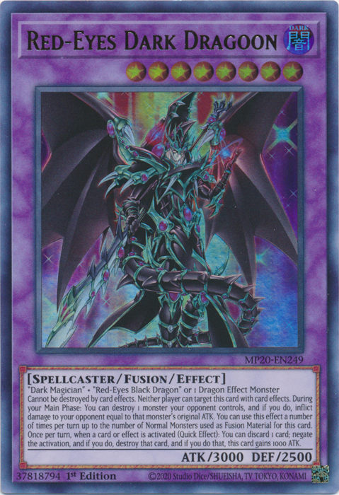 Red-Eyes Dark Dragoon [MP20-EN249] Ultra Rare | Pegasus Games WI