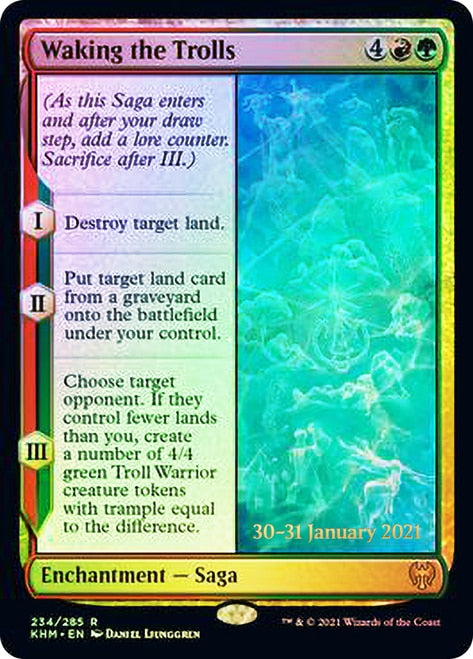 Waking the Trolls [Kaldheim Prerelease Promos] | Pegasus Games WI