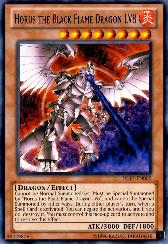 Horus the Black Flame Dragon LV8 (Purple) [DL17-EN002] Rare | Pegasus Games WI