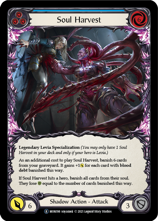 Soul Harvest (Rainbow Foil) [U-MON198-RF] Unlimited Rainbow Foil | Pegasus Games WI