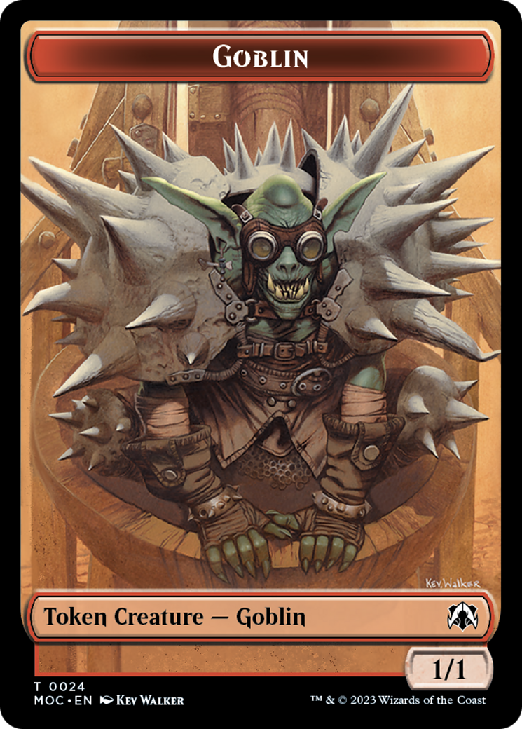 Goblin // Eldrazi Double-Sided Token [March of the Machine Commander Tokens] | Pegasus Games WI