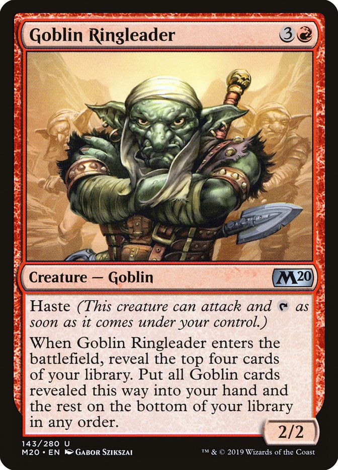 Goblin Ringleader [Core Set 2020] | Pegasus Games WI