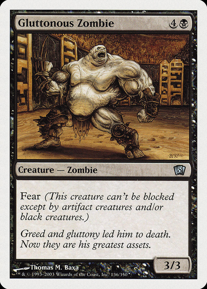 Gluttonous Zombie [Eighth Edition] | Pegasus Games WI