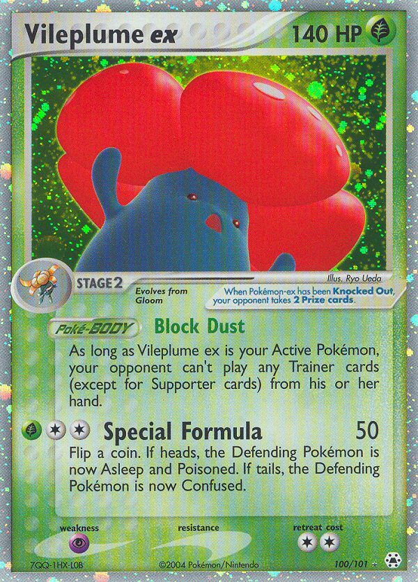 Vileplume ex (100/101) [EX: Hidden Legends] | Pegasus Games WI