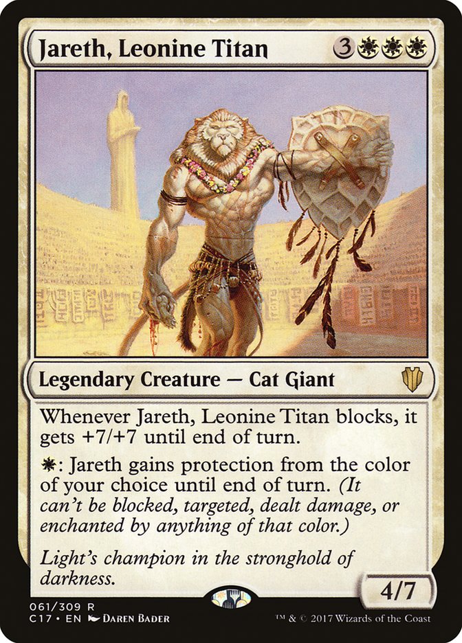 Jareth, Leonine Titan [Commander 2017] | Pegasus Games WI