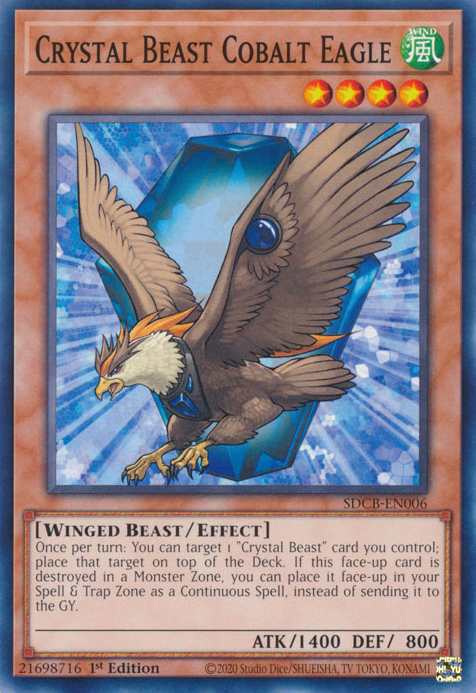 Crystal Beast Cobalt Eagle [SDCB-EN006] Common | Pegasus Games WI