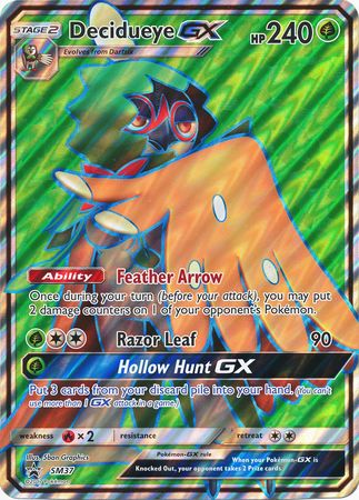 Decidueye GX (SM37) (Jumbo Card) [Sun & Moon: Black Star Promos] | Pegasus Games WI