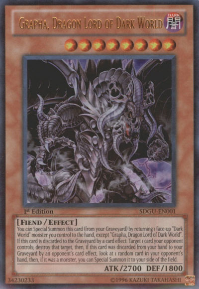 Grapha, Dragon Lord of Dark World [SDGU-EN001] Ultra Rare | Pegasus Games WI