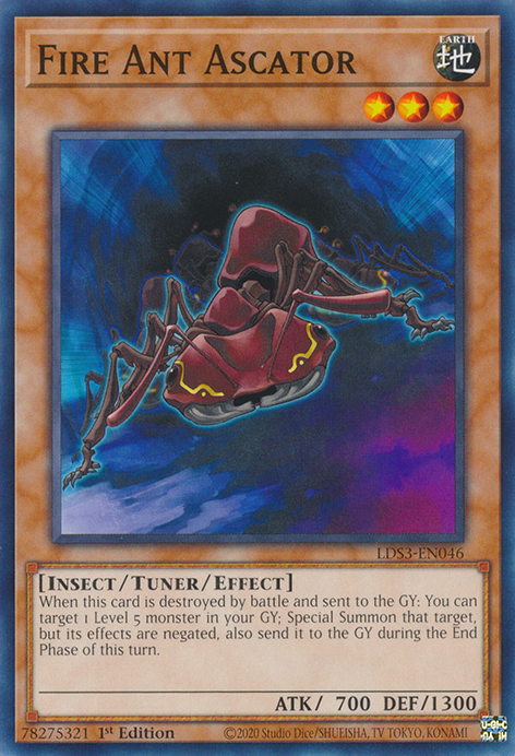Fire Ant Ascator [LDS3-EN046] Common | Pegasus Games WI