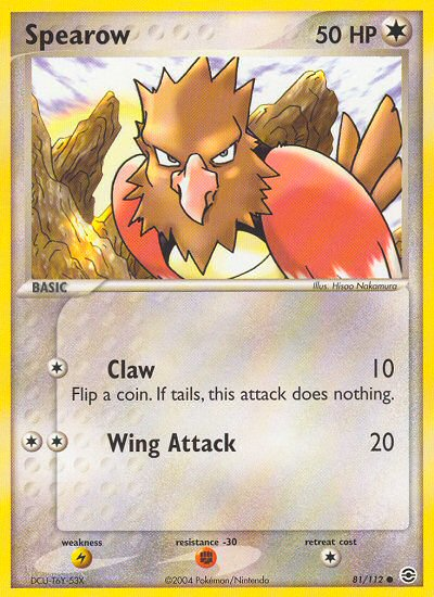 Spearow (81/112) [EX: FireRed & LeafGreen] | Pegasus Games WI