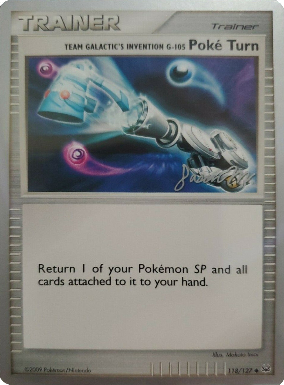 Team Galactic's Invention G-105 Poke Turn (118/127) (Queengar - Jason Martinez) [World Championships 2009] | Pegasus Games WI
