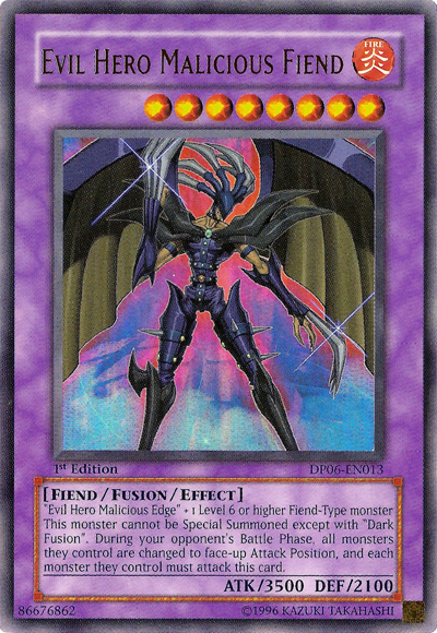 Evil Hero Malicious Fiend [DP06-EN013] Ultra Rare | Pegasus Games WI