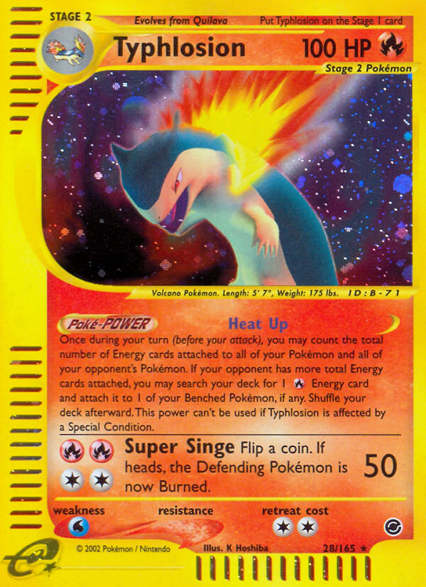 Typhlosion (28/165) [Expedition: Base Set] | Pegasus Games WI