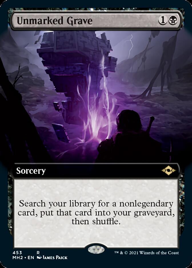 Unmarked Grave (Extended Art) [Modern Horizons 2] | Pegasus Games WI