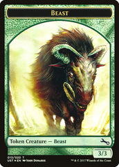 Beast // Beast Double-Sided Token [Unstable Tokens] | Pegasus Games WI