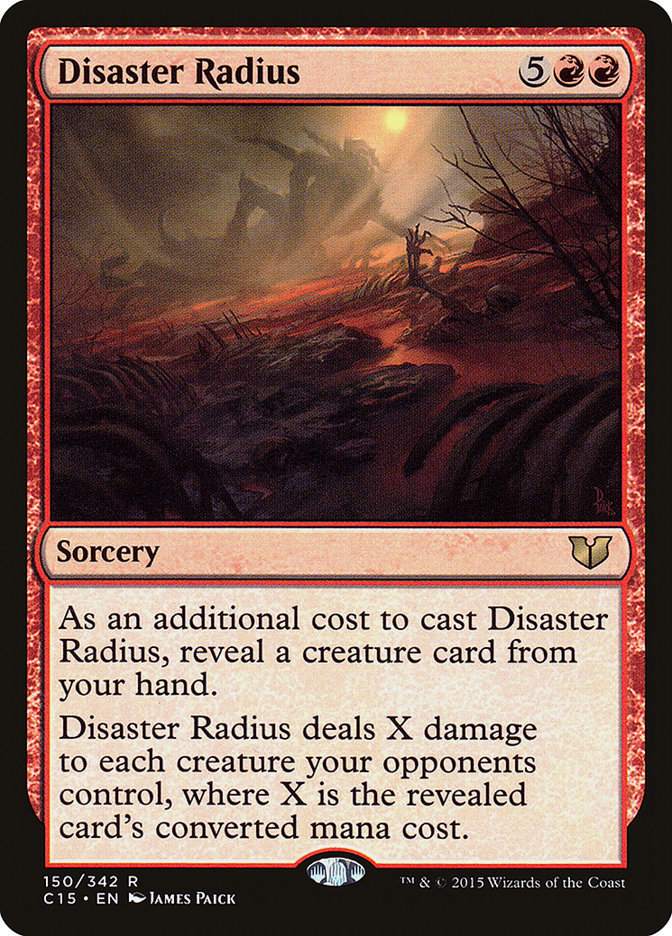 Disaster Radius [Commander 2015] | Pegasus Games WI