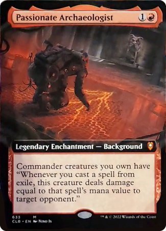 Passionate Archaeologist (Extended Art) [Commander Legends: Battle for Baldur's Gate] | Pegasus Games WI