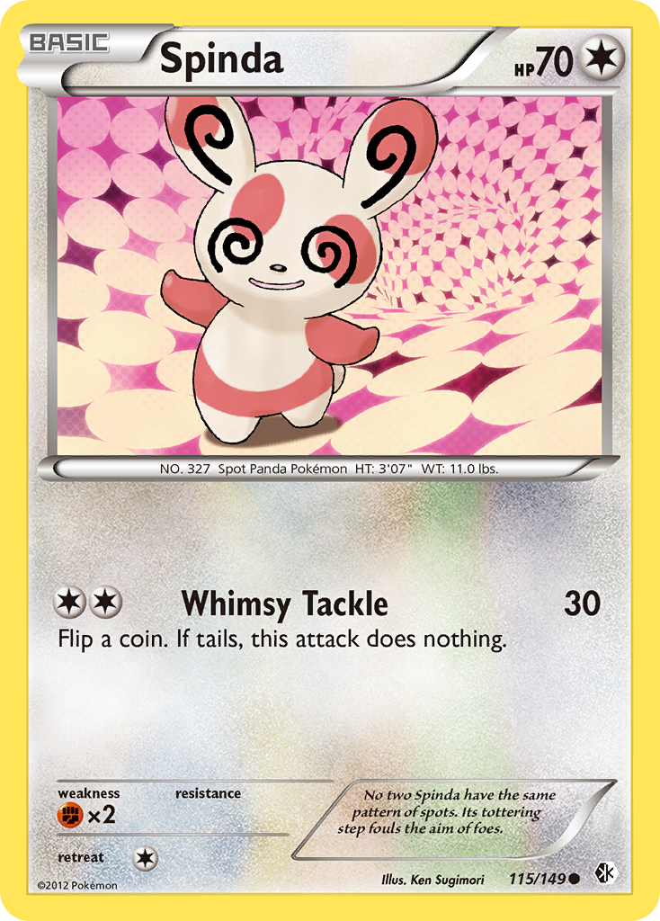 Spinda (115/149) [Black & White: Boundaries Crossed] | Pegasus Games WI