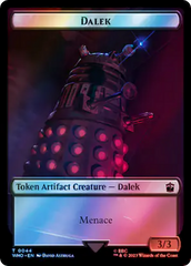 Dalek // Cyberman Double-Sided Token (Surge Foil) [Doctor Who Tokens] | Pegasus Games WI