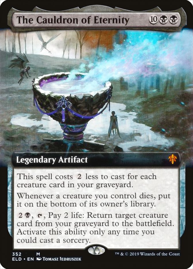 The Cauldron of Eternity (Extended Art) [Throne of Eldraine] | Pegasus Games WI