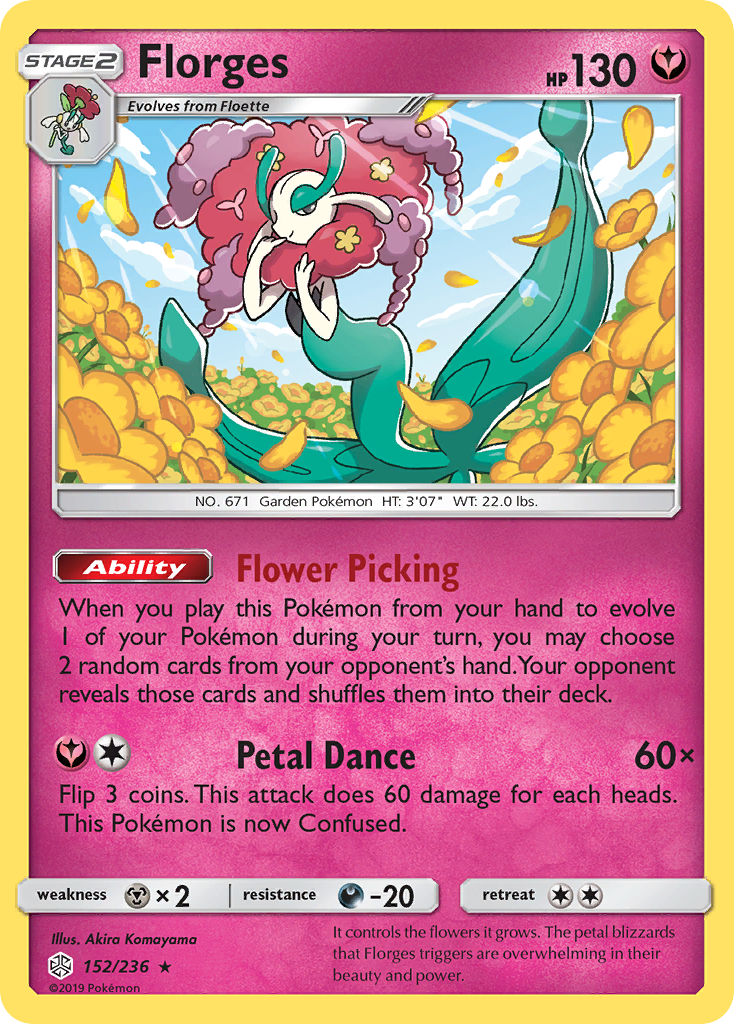 Florges (152/236) [Sun & Moon: Cosmic Eclipse] | Pegasus Games WI