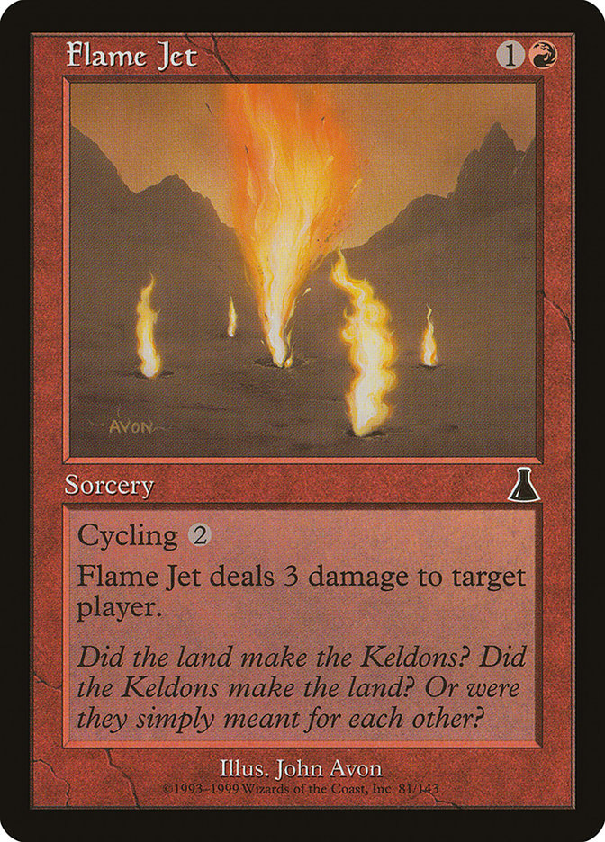 Flame Jet [Urza's Destiny] | Pegasus Games WI