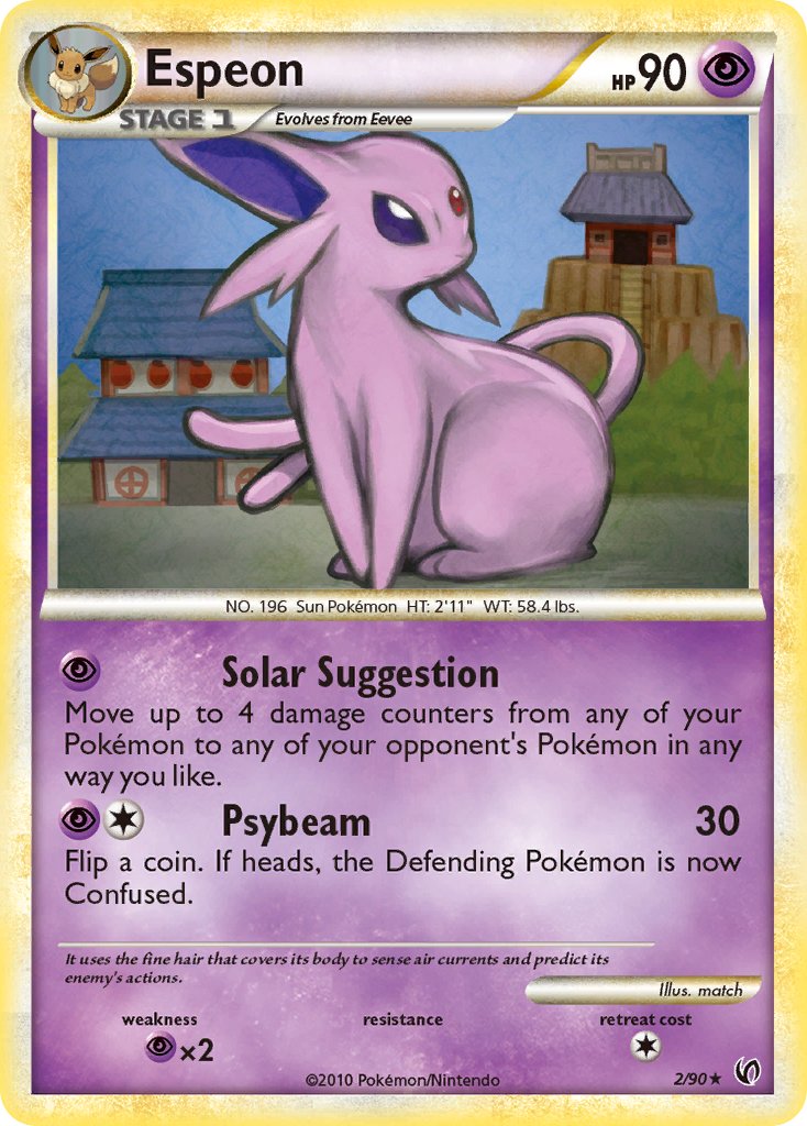 Espeon (2/90) (Theme Deck Exclusive) [HeartGold & SoulSilver: Undaunted] | Pegasus Games WI