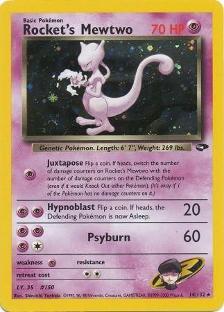 Rocket's Mewtwo (14/132) [Gym Challenge Unlimited] | Pegasus Games WI