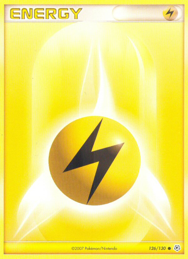 Lightning Energy (126/130) [Diamond & Pearl: Base Set] | Pegasus Games WI