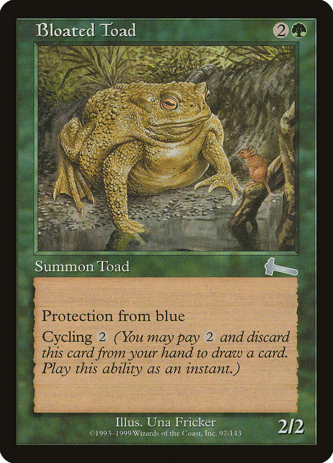 Bloated Toad [Urza's Legacy] | Pegasus Games WI