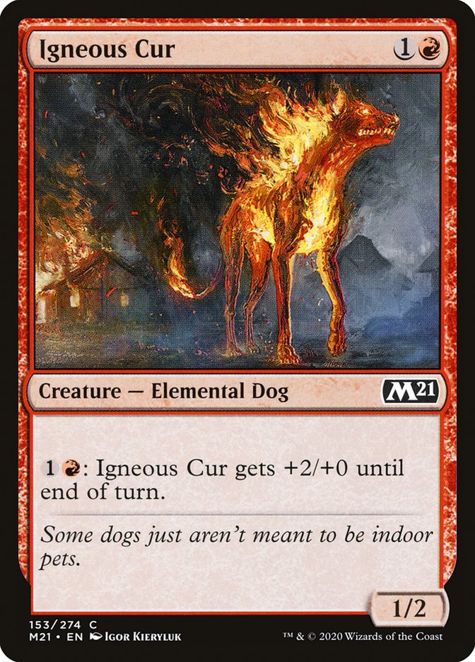 Igneous Cur [Core Set 2021] | Pegasus Games WI