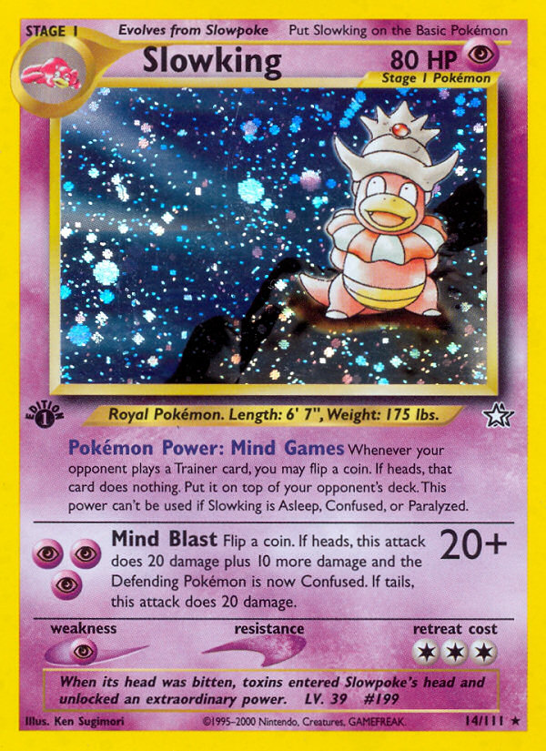 Slowking (14/111) [Neo Genesis 1st Edition] | Pegasus Games WI