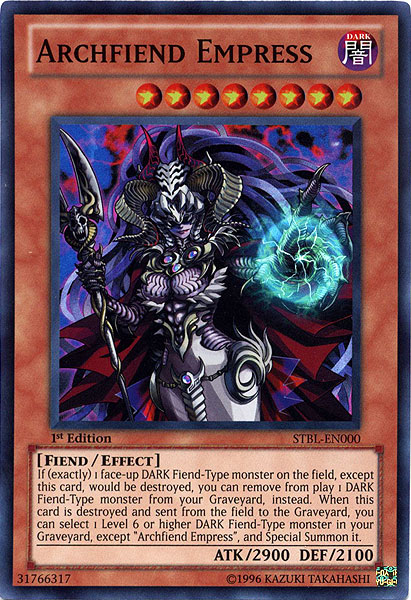 Archfiend Empress [STBL-EN000] Super Rare | Pegasus Games WI