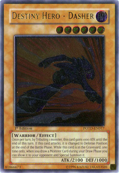 Destiny Hero - Dasher (UTR) [POTD-EN017] Ultimate Rare | Pegasus Games WI