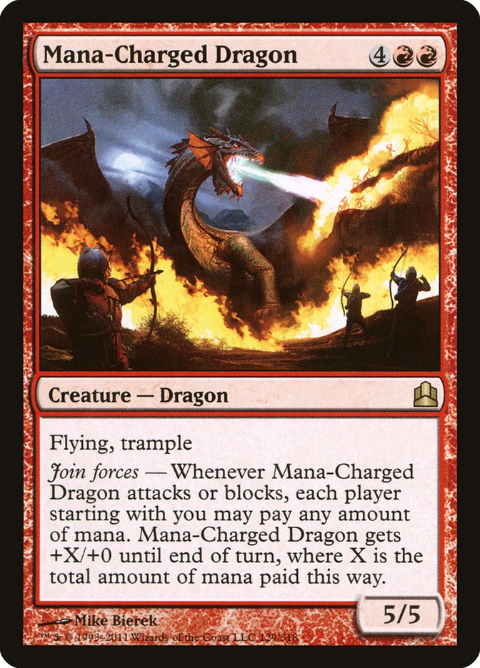 Mana-Charged Dragon [Commander 2011] | Pegasus Games WI