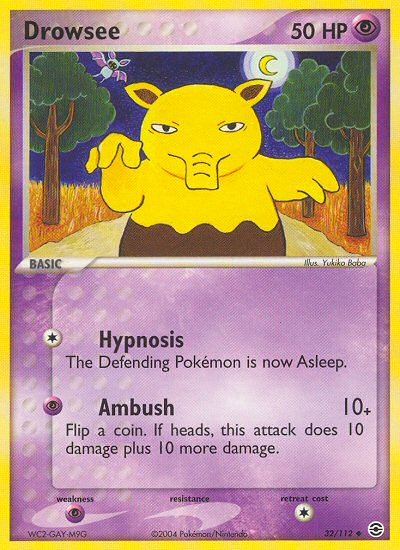 Drowzee (32/112) [EX: FireRed & LeafGreen] | Pegasus Games WI