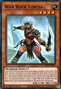 War Rock Fortia [BLVO-EN093] Super Rare | Pegasus Games WI