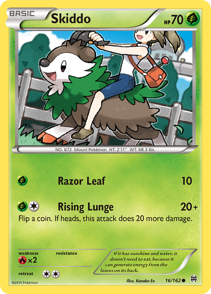 Skiddo (16/162) [XY: BREAKthrough] | Pegasus Games WI