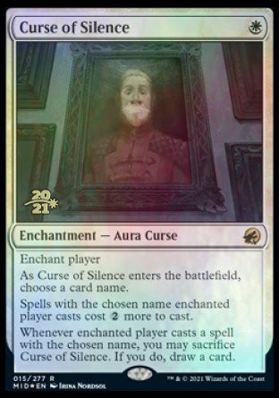 Curse of Silence [Innistrad: Midnight Hunt Prerelease Promos] | Pegasus Games WI