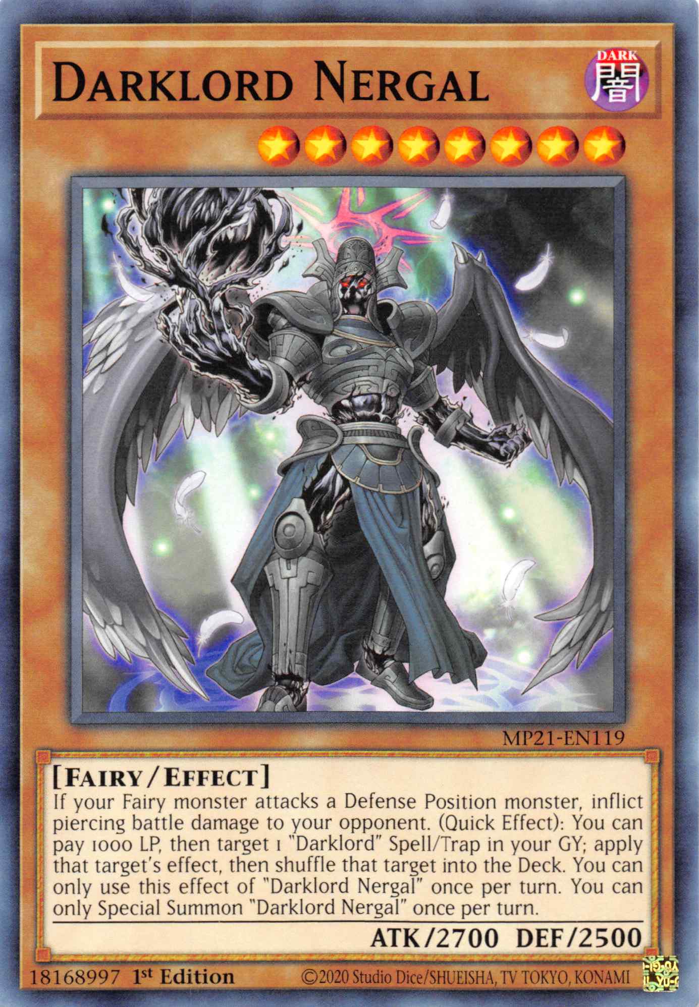 Darklord Nergal [MP21-EN119] Common | Pegasus Games WI